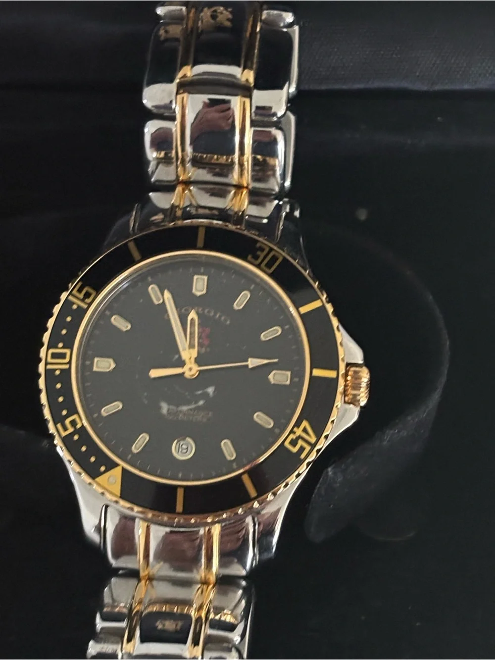 Giorgio Two-Tone Blue & Gold Smartwatch-Style Watch